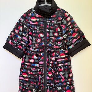 UNIQUE Emporio Armani Reversible Women’s Flared 3/4 Puffer Coat